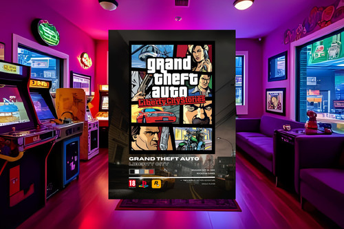 Poster stampa videogioco gta - poster/stampa,